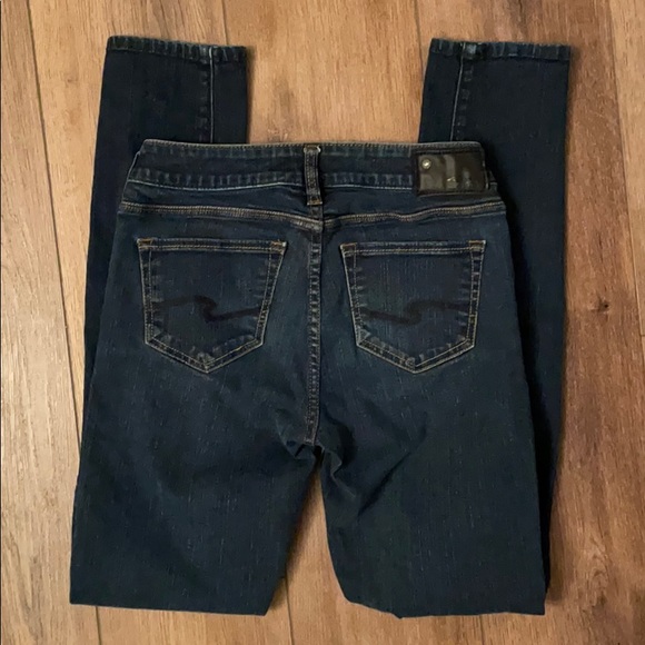 Silver Mid Skinny Jean W26 L 31 - Picture 4 of 10